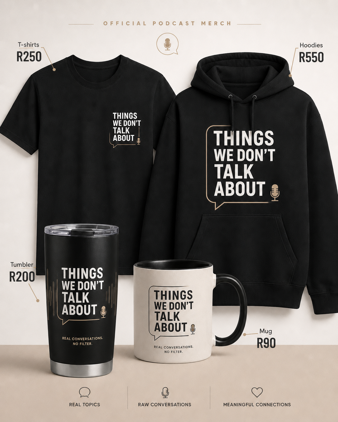 The conversation tee merchandise preview