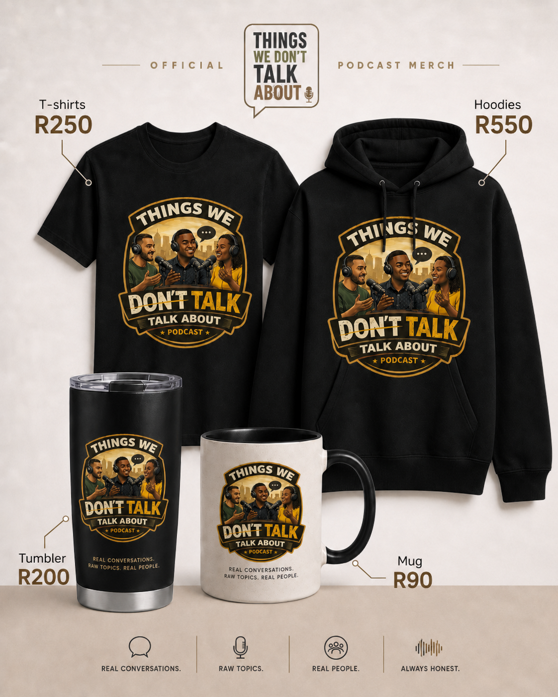 The real-talk tumbler merchandise preview